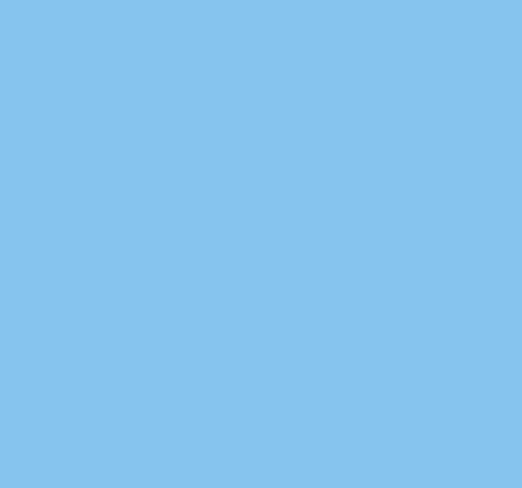 Blauwe lucht rolgordijn woonkamer - TenStickers