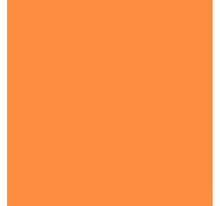 Oranje eenkleurig keuken rolgordijn - TenStickers