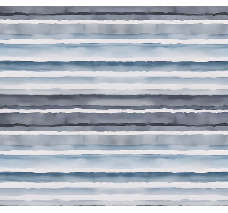 Aquarel horizonpatroon badkamer rolgordijn - TenStickers
