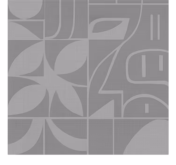 Abstract modern patroon rolgordijn grijs - TenStickers