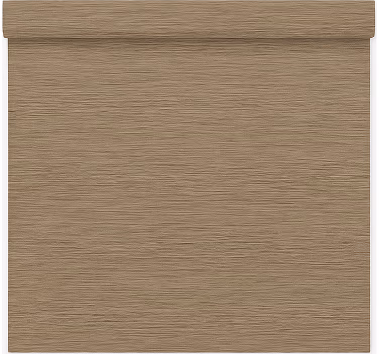 Minimalistische bruine stof rolgordijn woonkamer - TenStickers