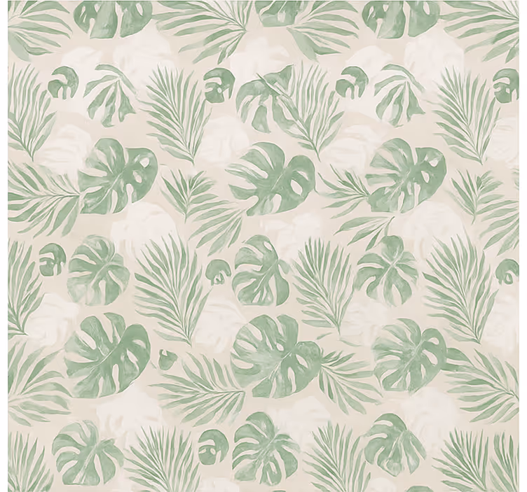 Tropische botanische bladeren keuken rolgordijn - TenStickers