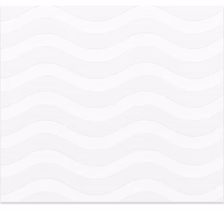 Witte en grijze golven rolgordijn tienerkamer - TenStickers