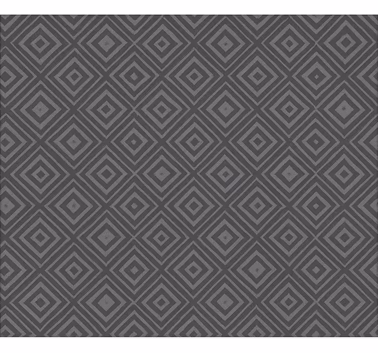 Grijze diamant geometrische rolgordijn tienerkamer - TenStickers