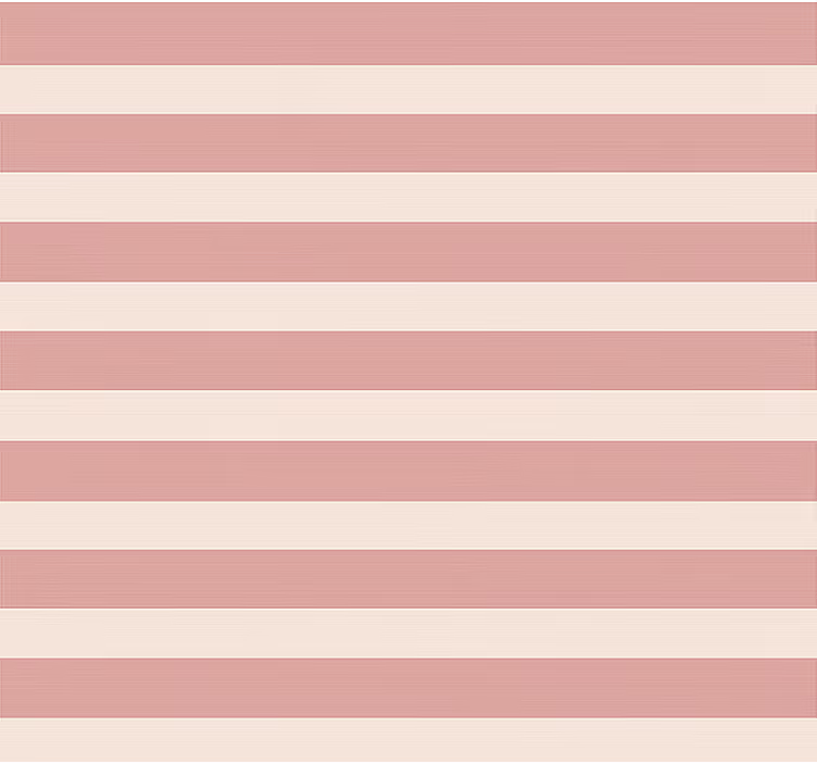 Roze strepenpatroon eetkamer rolgordijn - TenStickers