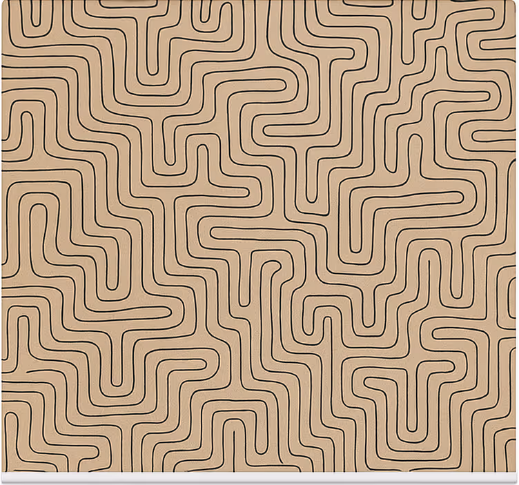 Kantoor rolgordijn rustgevend beige - TenStickers