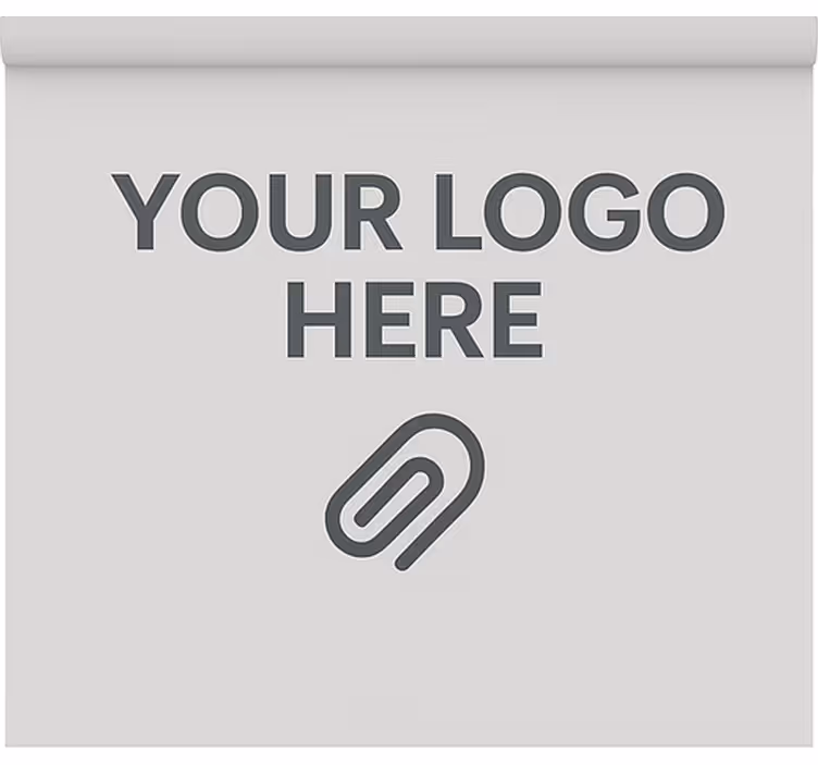 Kantoor rolgordijn met gepersonaliseerd logo - TenStickers
