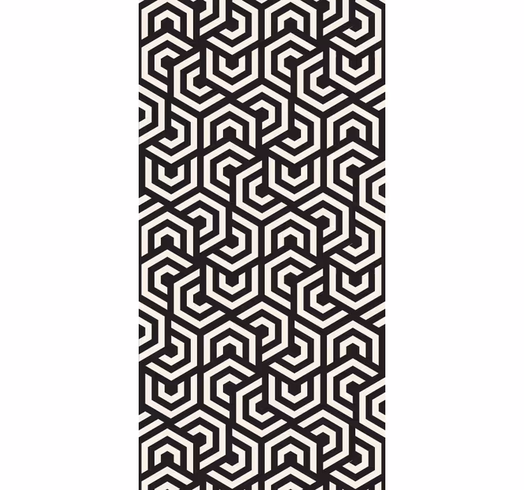 Rolgordijn thuis kantoor schots abstract - TenStickers