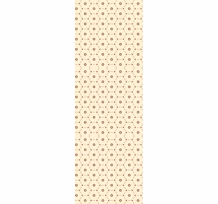 Rolgordijn thuis kantoor abstract hexagon patroon - TenStickers