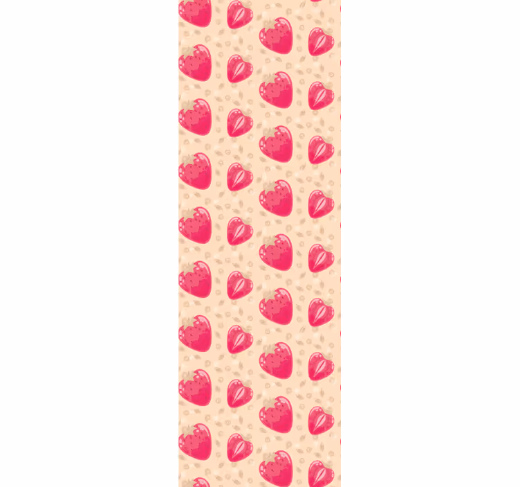 Keuken rolgordijn hartjespatroon - TenStickers