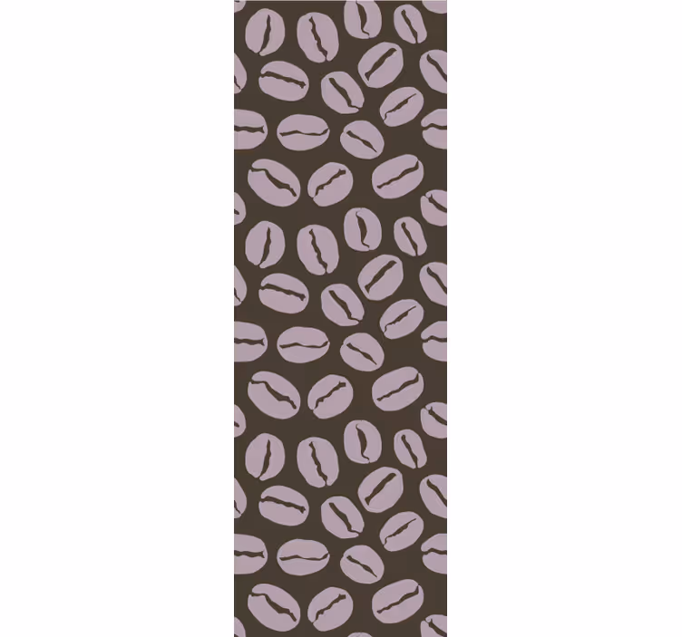 Keuken rolgordijn koffiebonen patroon - TenStickers