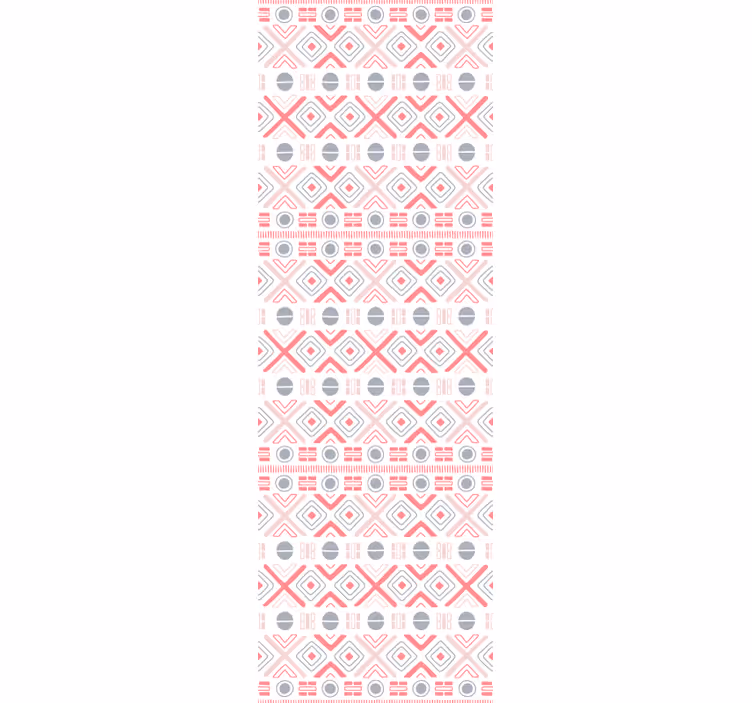 Keuken rolgordijn met zachte gekleurde tribal patronen - TenStickers