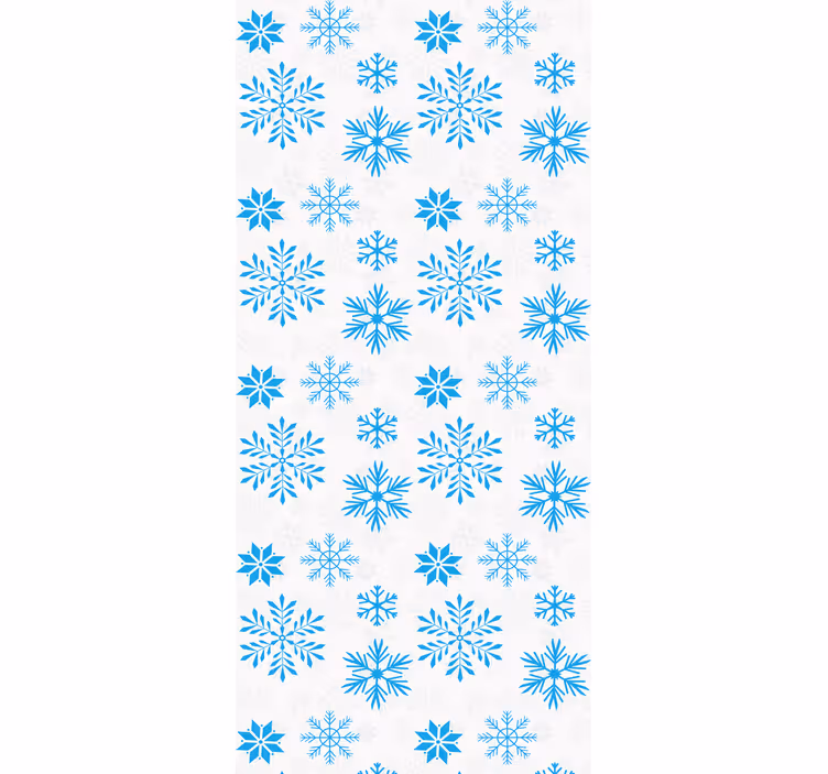 Keuken rolgordijn sneeuwkristal - TenStickers