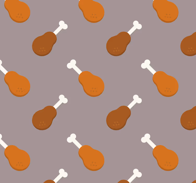 Keuken rolgordijn kippenpoot - TenStickers