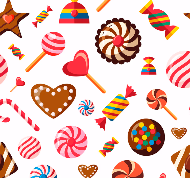 Keuken rolgordijn sweet mosaic - TenStickers