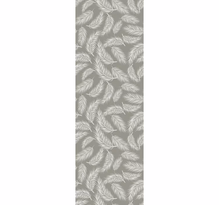 Eetkamer rolgordijn tropisch beige hamptons patroon - TenStickers