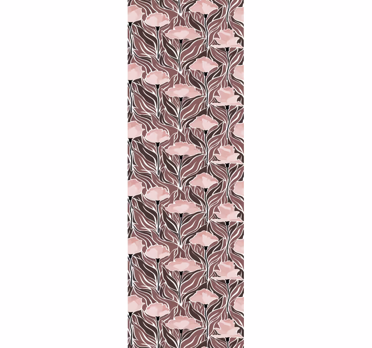 Eetkamer rolgordijn vintage abstract patroon - TenStickers