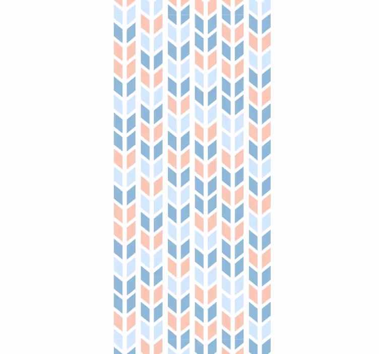 Eetkamer rolgordijn nordic stijlen verticale pijlen - TenStickers