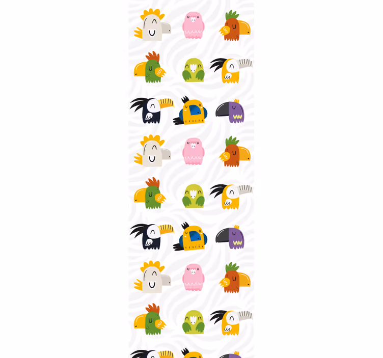 Kinderkamer rolgordijn vrolijk monster muurdecor - TenStickers