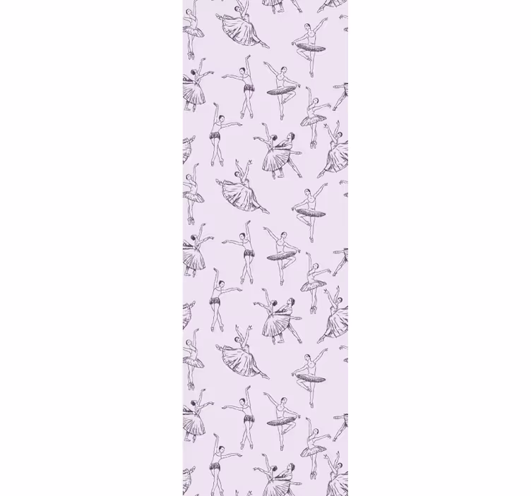 Kinderkamer rolgordijn ballet - TenStickers