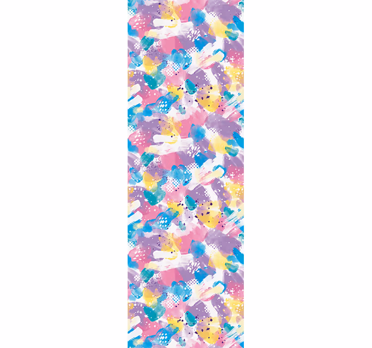 Kinderkamer rolgordijn pastelkleurenoverloop - TenStickers