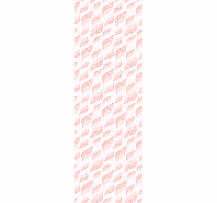 Kinderkamer rolgordijn trendy roze schelp patroon - TenStickers