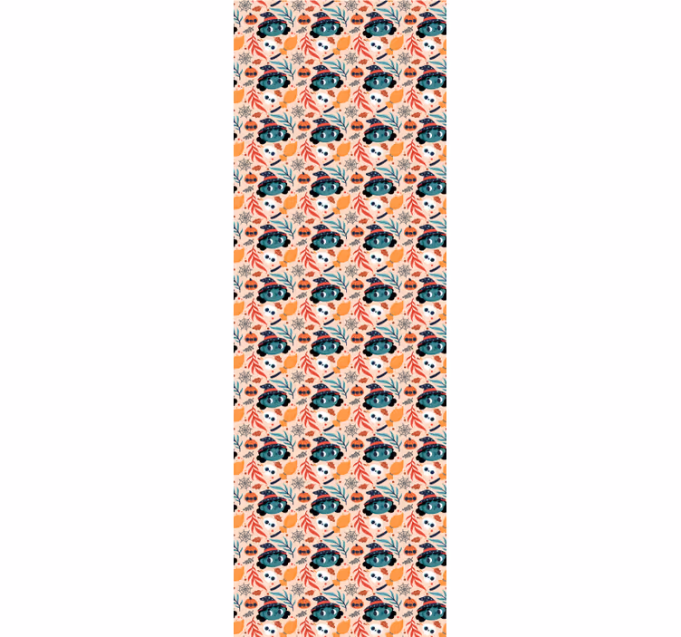Kinderkamer rolgordijn halloween heks magie schattig patroon - TenStickers