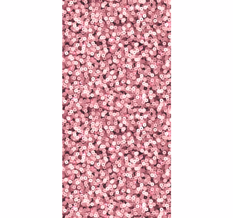 Kinderkamer rolgordijn roze glitter - TenStickers