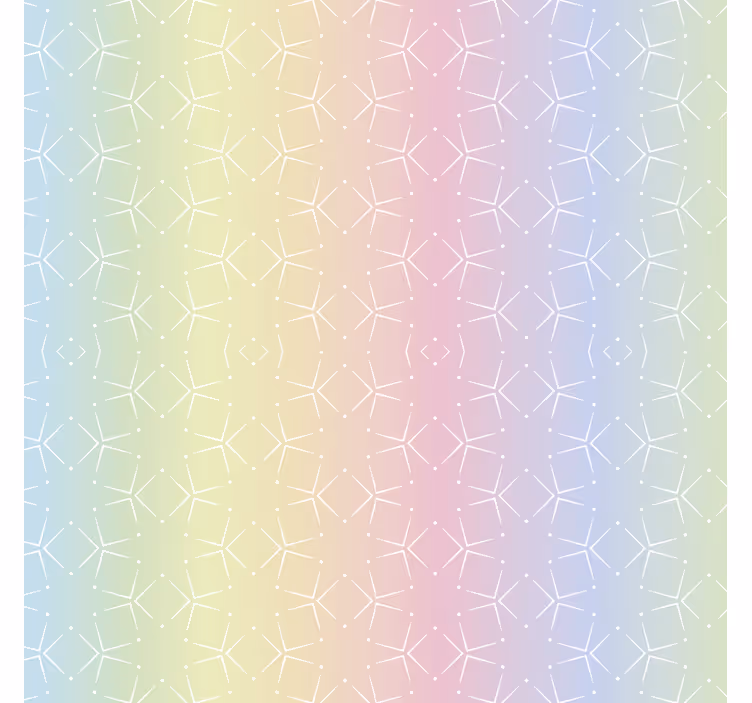 Kinderkamer rolgordijn glitter regenboog pastelkleuren - TenStickers