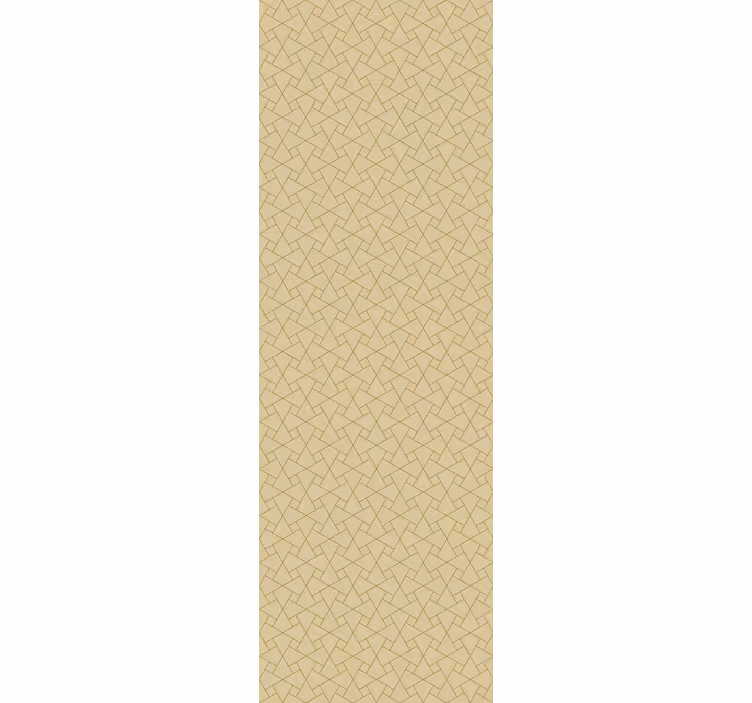 Kantoor rolgordijn grafisch grijs en beige - TenStickers