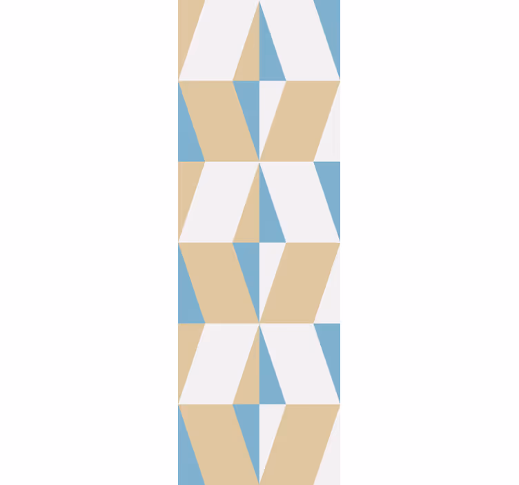 Kantoor rolgordijn geometrische minimalistische vormen - TenStickers