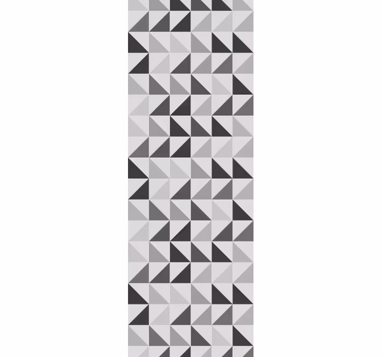 Kantoor rolgordijn geometrische driehoeken - TenStickers