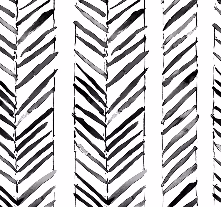Kantoor rolgordijn zwart-wit geometrisch ontwerp - TenStickers