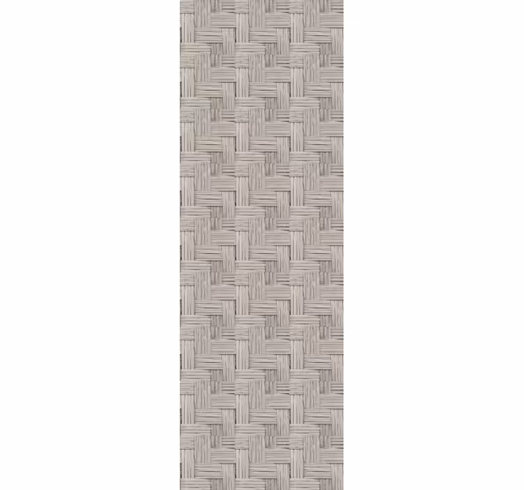 Kantoor rolgordijn grijs handgemaakt wicker effect - TenStickers