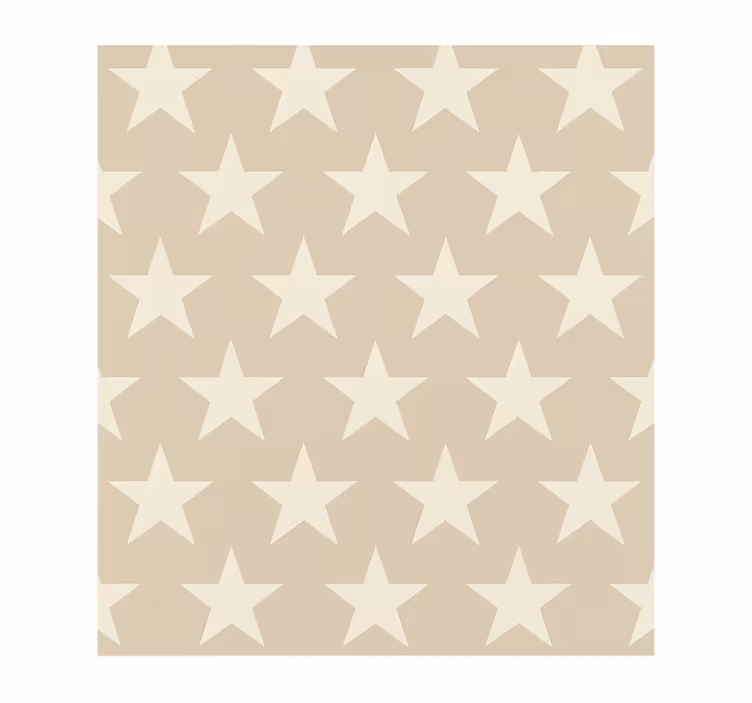 Rolgordijn tienerkamer beige sterrenpatroon - TenStickers