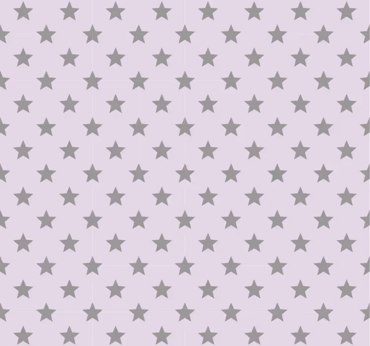 Rolgordijn tienerkamer grijze sterren op roze achtergrond - TenStickers
