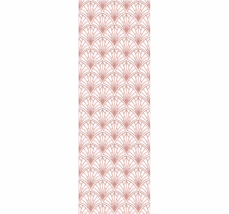 Rolgordijn tienerkamer elegant roze achtergrond - TenStickers