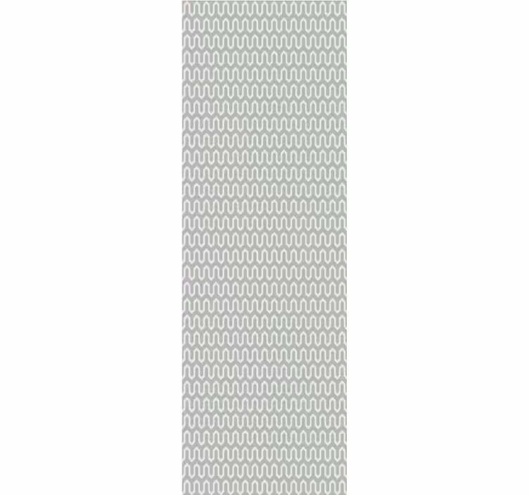 Modern rolgordijn mintgroen geometrisch patroon - TenStickers