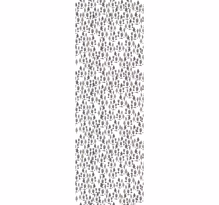 Modern rolgordijn little trees kinfolk patroon - TenStickers