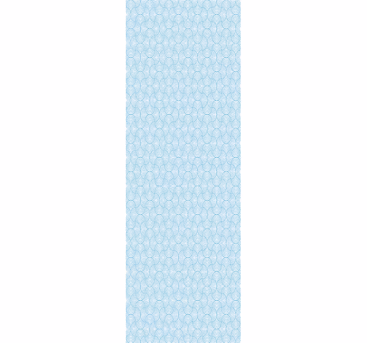 Modern rolgordijn met verschillend golfpatroon - TenStickers