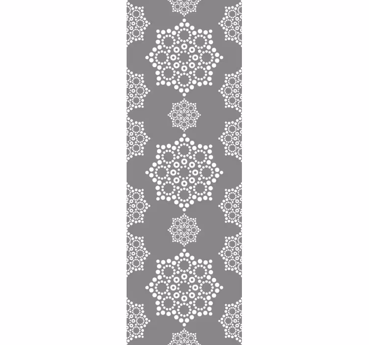 Modern rolgordijn mandala stippenpatroon - TenStickers