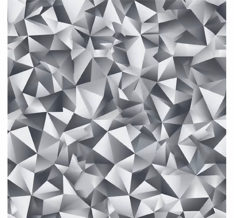 Rolgordijn grijs met grijze diamanten - TenStickers