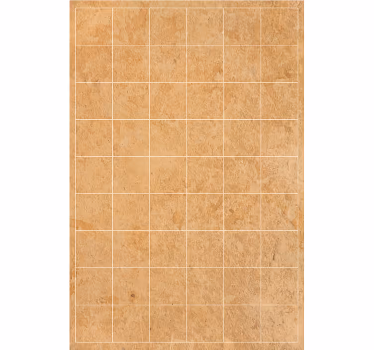 Rolgordijn beige met lichtbeige vierkantjes - TenStickers