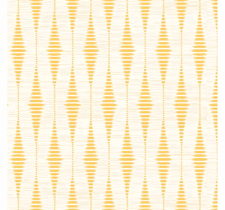 Rolgordijn geel yellow rabaul ikat - TenStickers