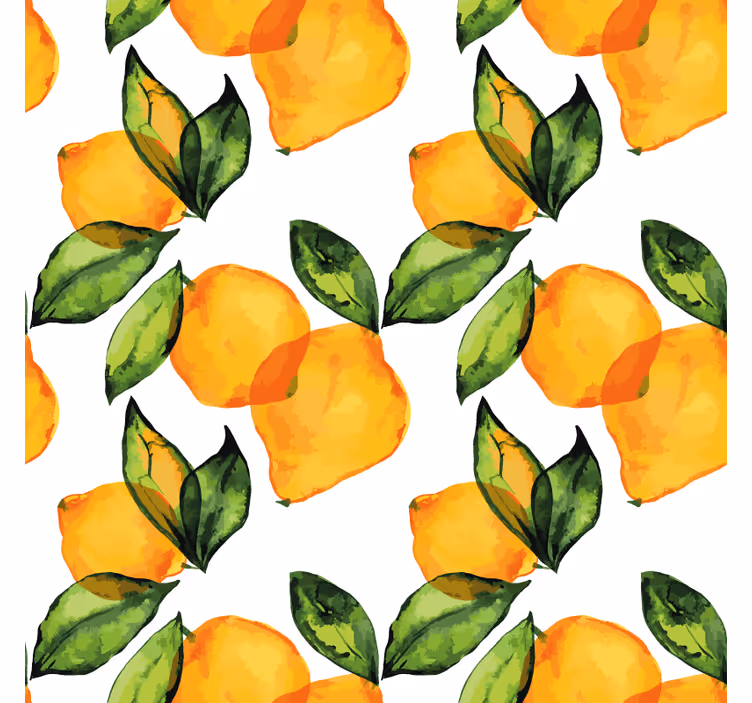 Keuken rolgordijn lemon mediterraanse stijl - TenStickers