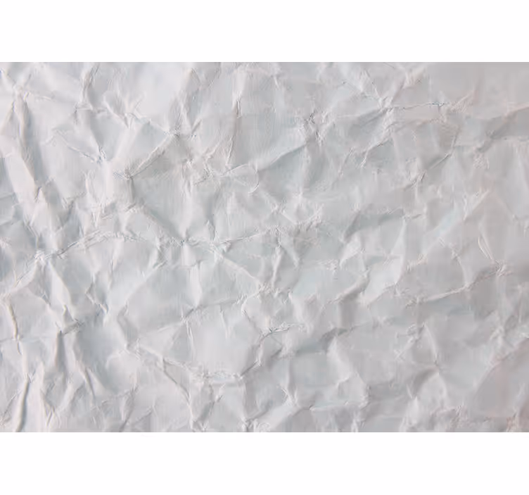 Wit rolgordijn met structuur van gekreukt papier - TenStickers