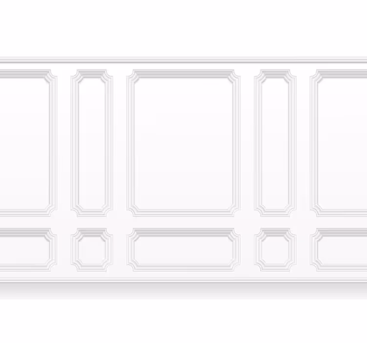 Wit rolgordijn klassieke lamellen - TenStickers
