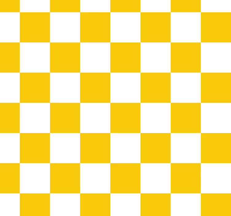 Rolgordijn geel geruit patroon - TenStickers