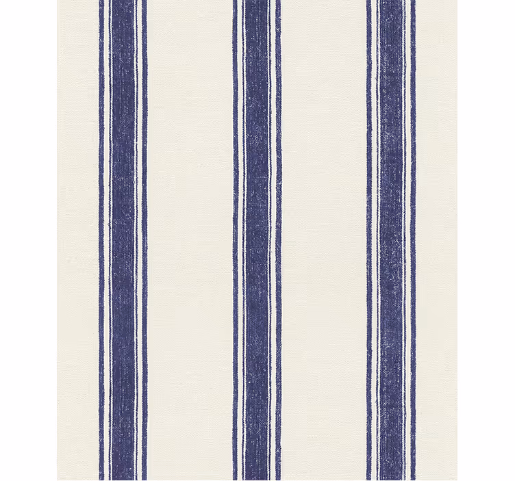 Blauw rolgordijn verticale lijnen marineblauw - TenStickers