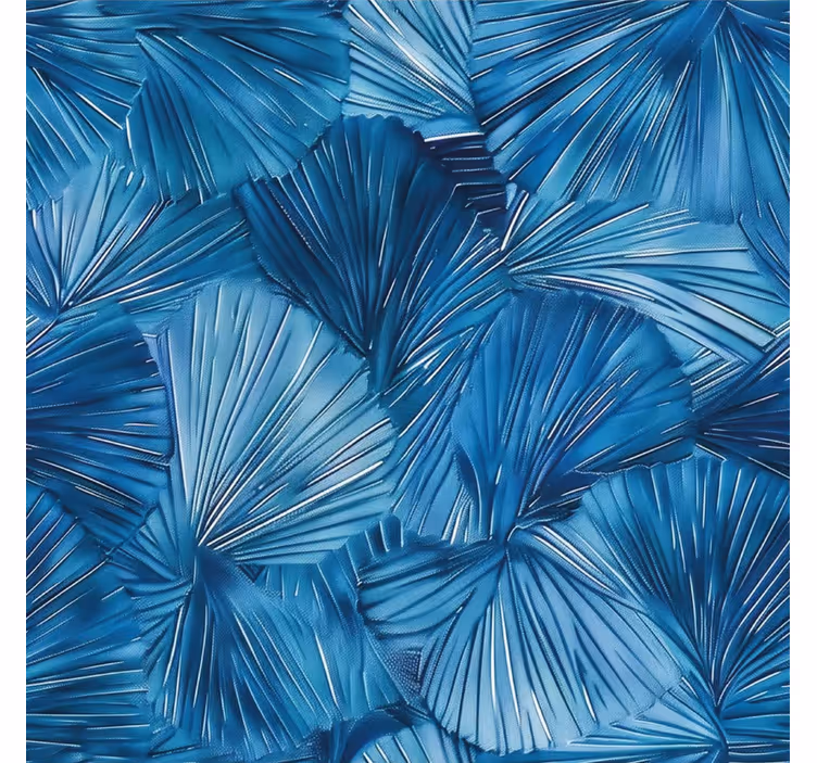 Blauw rolgordijn met blauwe visuele punten - TenStickers